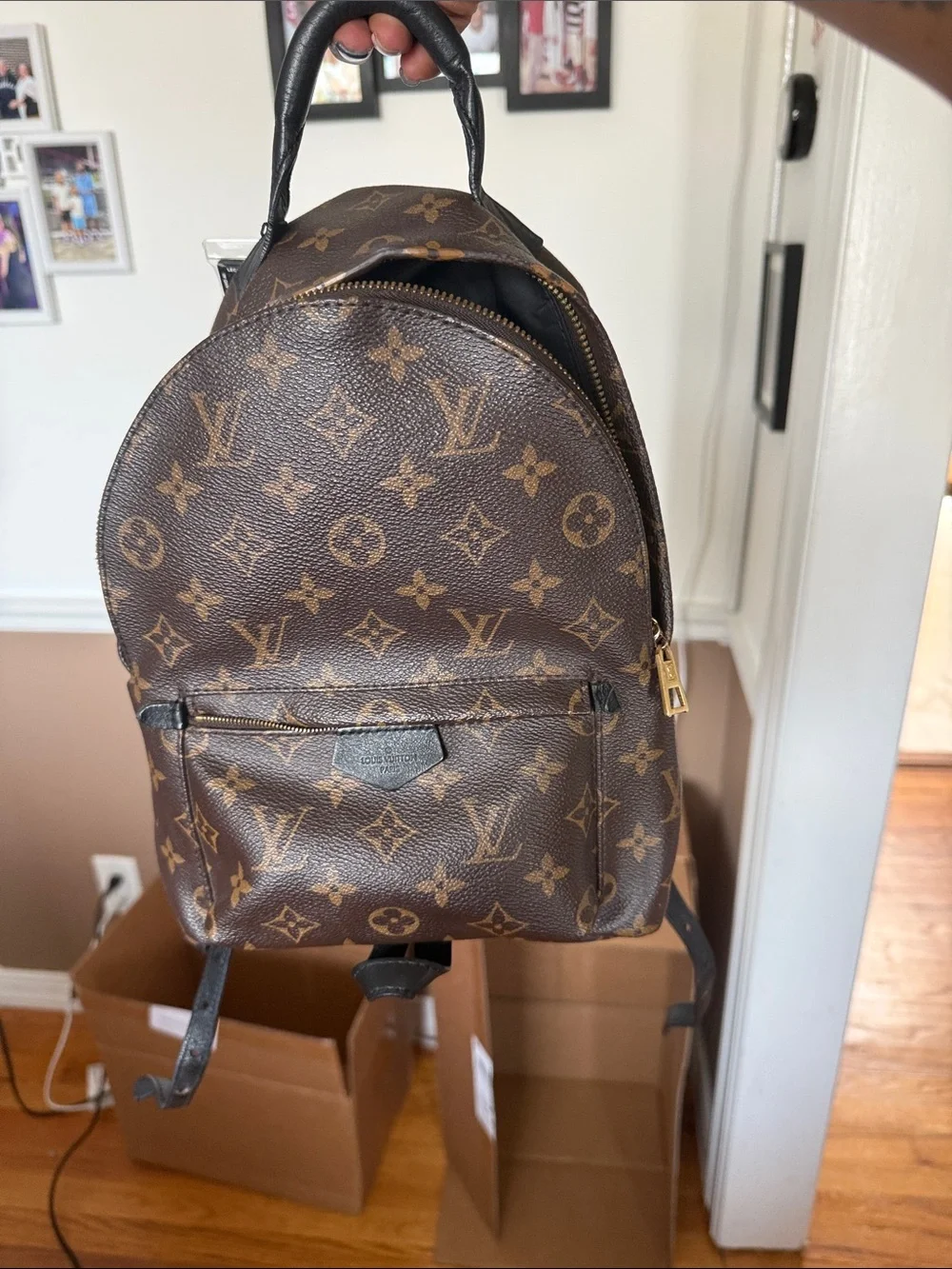 Louis Vuitton Monogram Canvas Mini Backpack in Brown